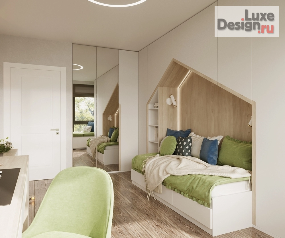 Дизайн интерьера трехкомнатной квартиры "Дизайн-проект квартиры в ЖК L'Club" (фото 21)