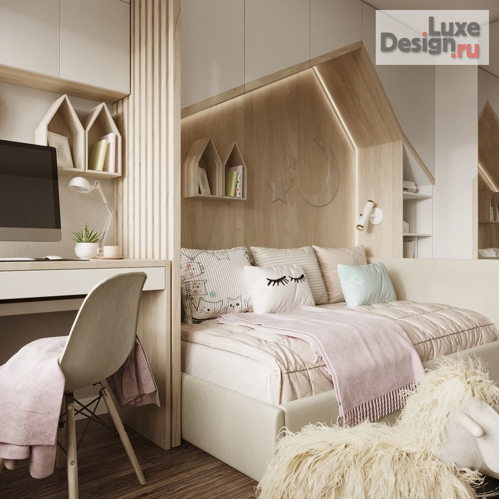 Дизайн интерьера трехкомнатной квартиры "Дизайн-проект квартиры в ЖК L'Club" (фото 16)