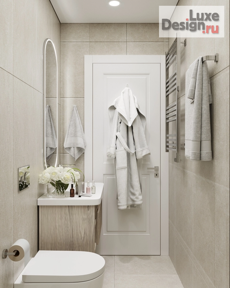 Дизайн интерьера четырехкомнатной квартиры "Квартира 110 м2 в современном стиле." (фото 23)