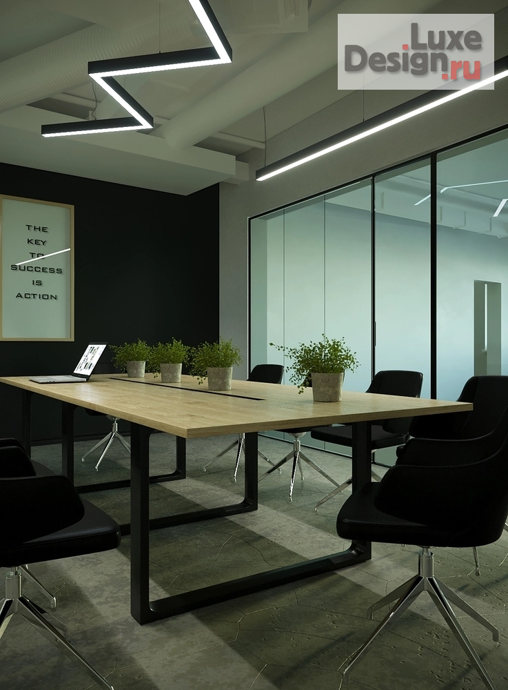 Дизайн интерьера офиса "Офис компании Zecurion. Переговорная." (фото 11)