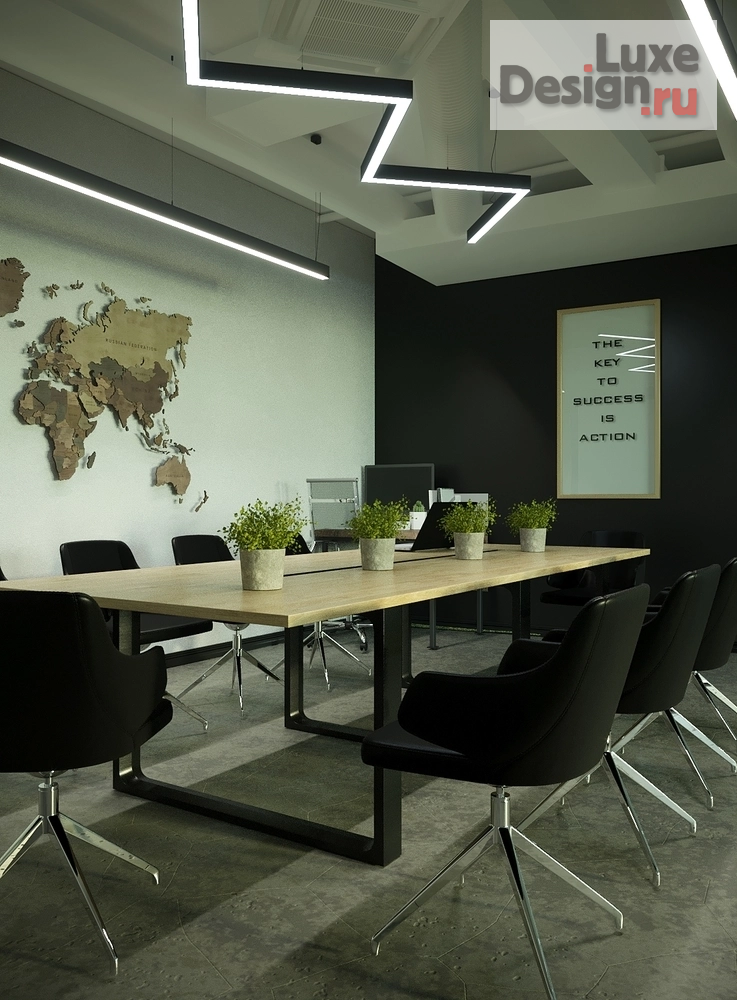 Дизайн интерьера офиса "Офис компании Zecurion. Переговорная." (фото 12)