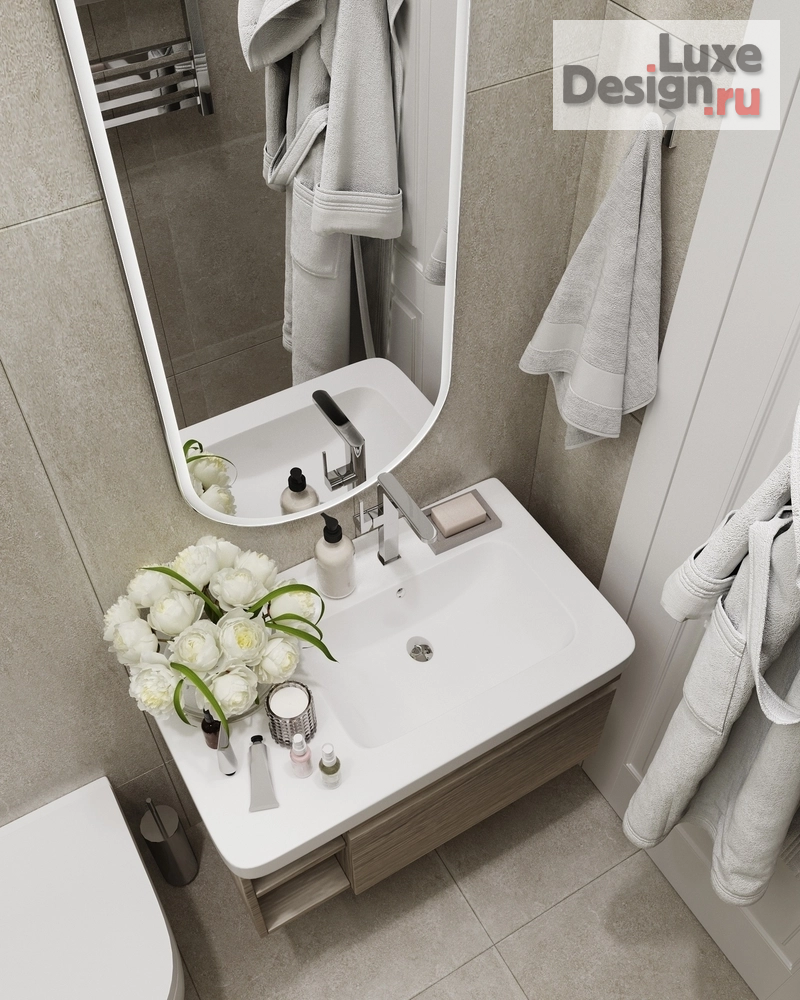 Дизайн интерьера четырехкомнатной квартиры "Квартира 110 м2 в современном стиле." (фото 24)