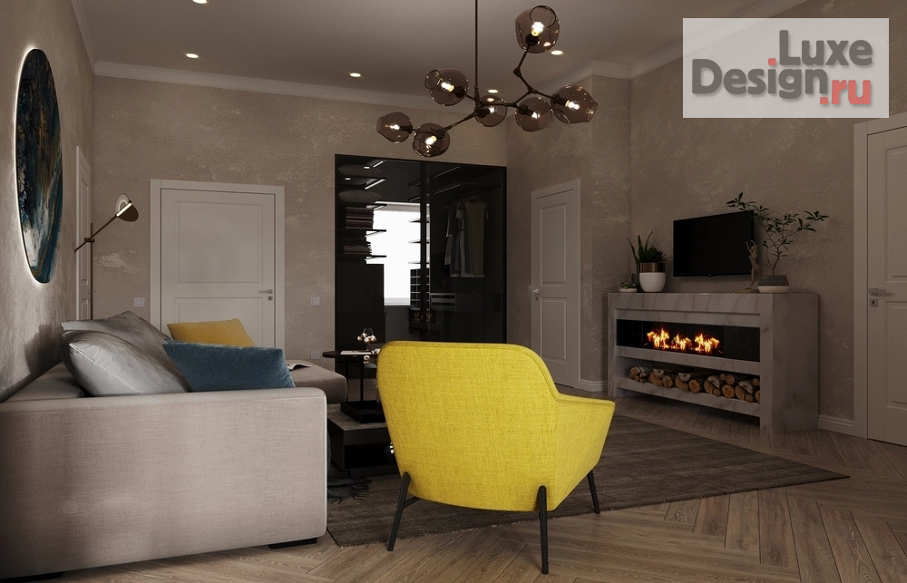 Дизайн интерьера частного дома "Архитектурный и Дизайн-проект дома 120м2 в г. Минске" (фото 9)