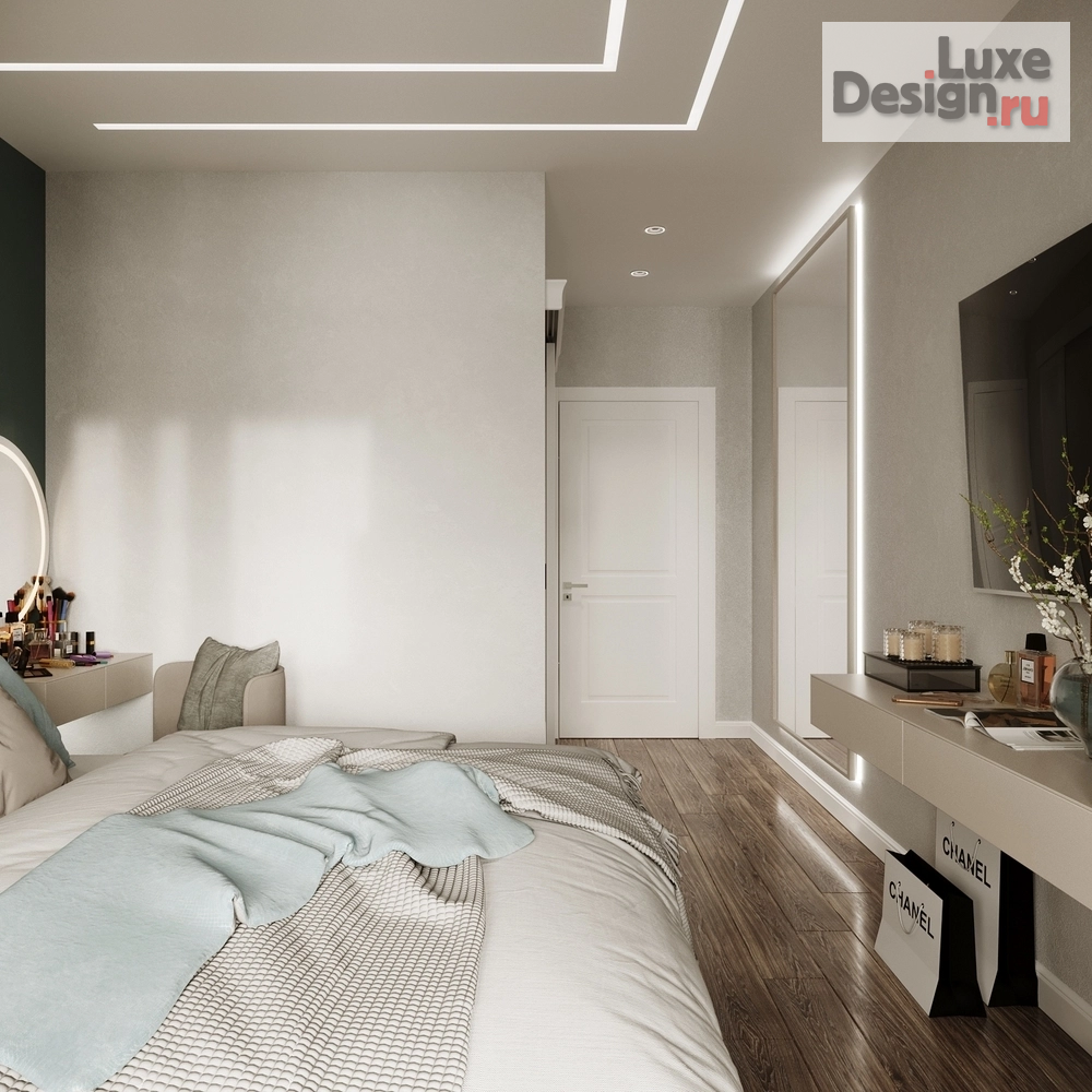 Дизайн интерьера трехкомнатной квартиры "Дизайн-проект квартиры в ЖК L'Club" (фото 41)