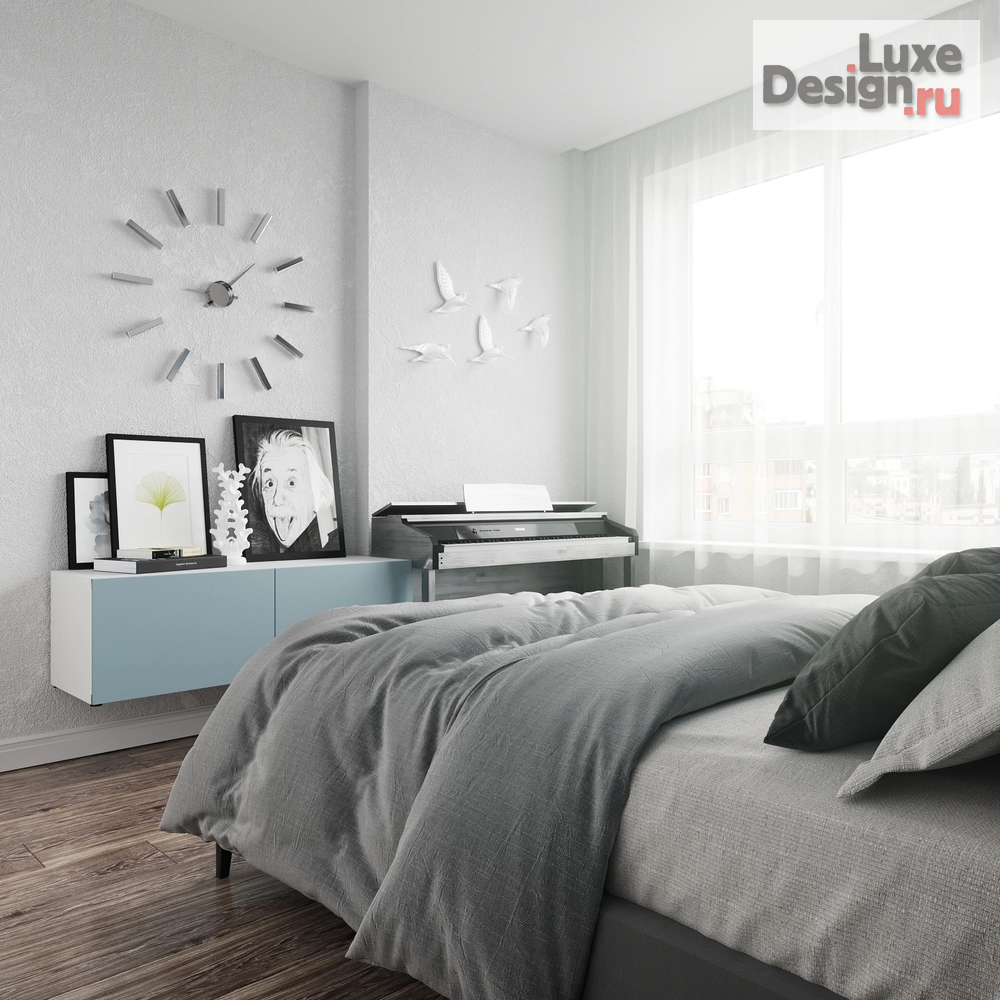 Дизайн интерьера двухкомнатной квартиры "Небольшая евродвушка в современном стиле." (фото 12)