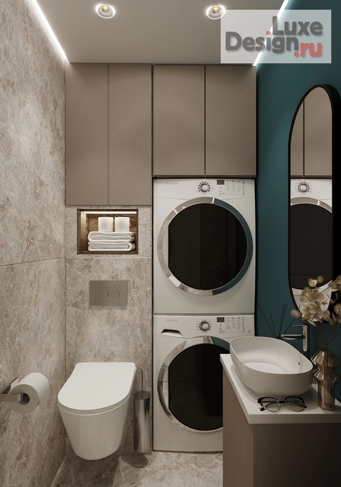 Дизайн интерьера трехкомнатной квартиры "Дизайн-проект квартиры в ЖК L'Club" (фото 54)