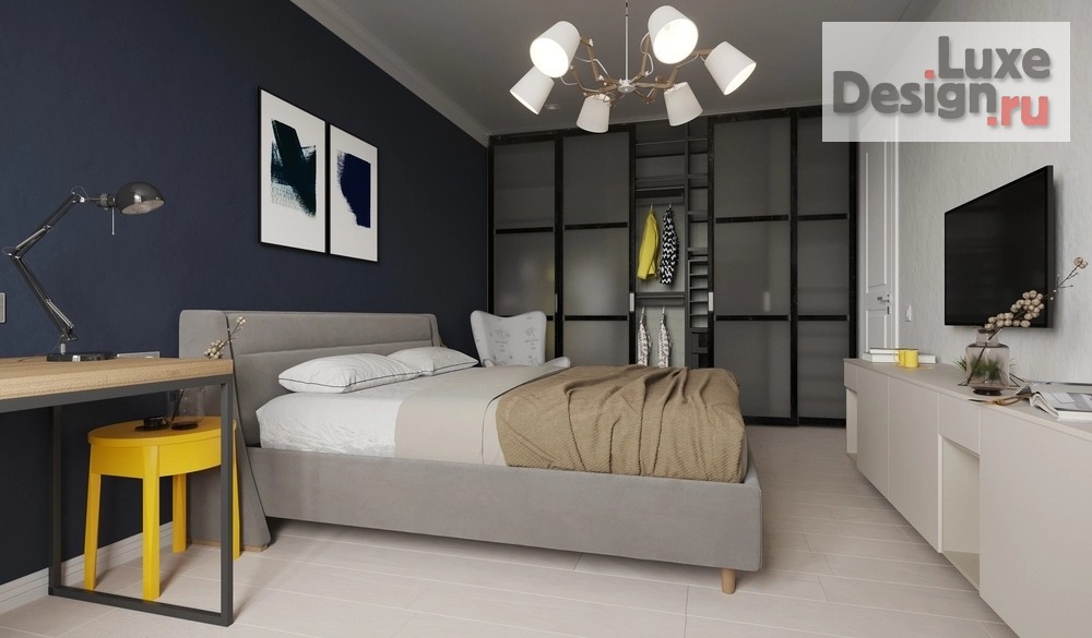 Дизайн интерьера двухкомнатной квартиры "Квартира 50 м2 у метро ЦСКА в скандинавском стиле с элементами лофт." (фото 6)