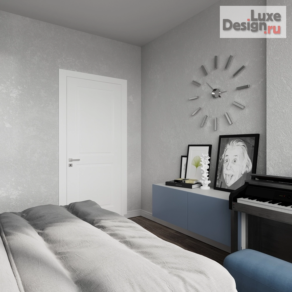 Дизайн интерьера двухкомнатной квартиры "Небольшая евродвушка в современном стиле." (фото 14)