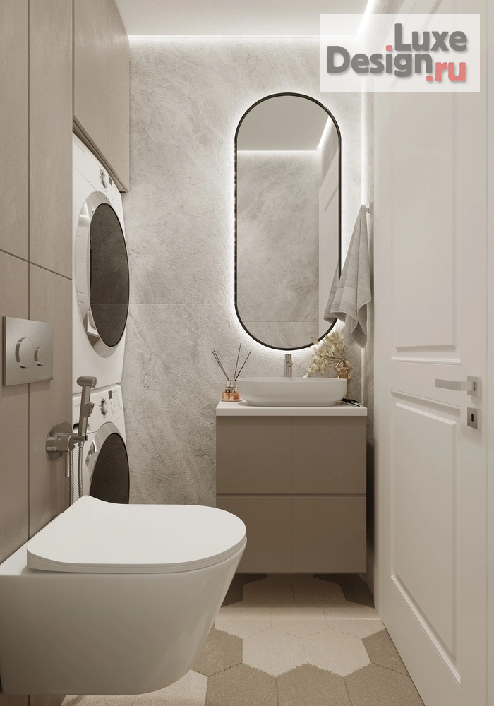 Дизайн интерьера трехкомнатной квартиры "Дизайн-проект квартиры в ЖК L'Club" (фото 57)