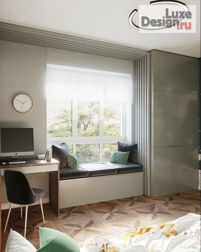 Дизайн интерьера трехкомнатной квартиры "Комната для мальчика-спортсмена" (фото 2)