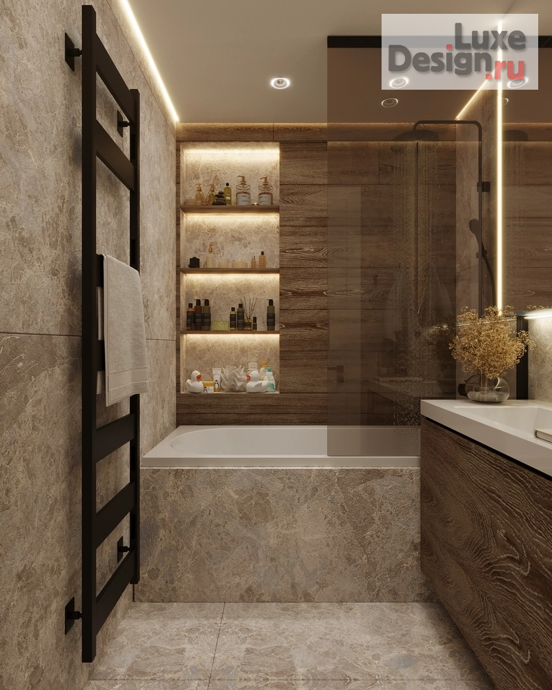 Дизайн интерьера трехкомнатной квартиры "Дизайн-проект квартиры в ЖК L'Club" (фото 44)