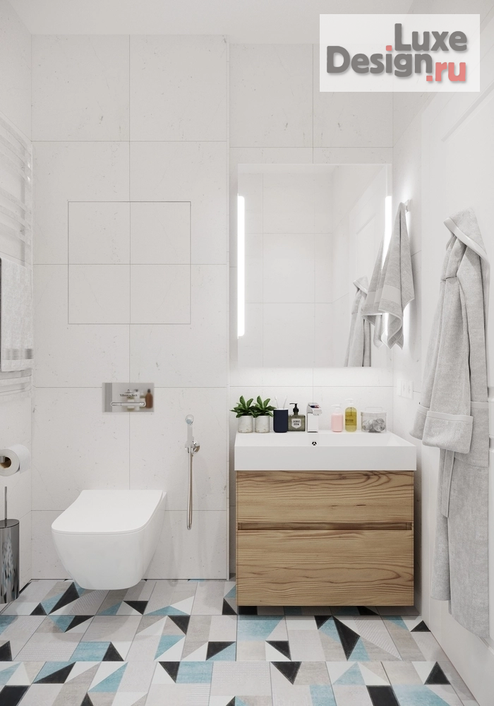 Дизайн интерьера двухкомнатной квартиры "Небольшая евродвушка в современном стиле." (фото 20)