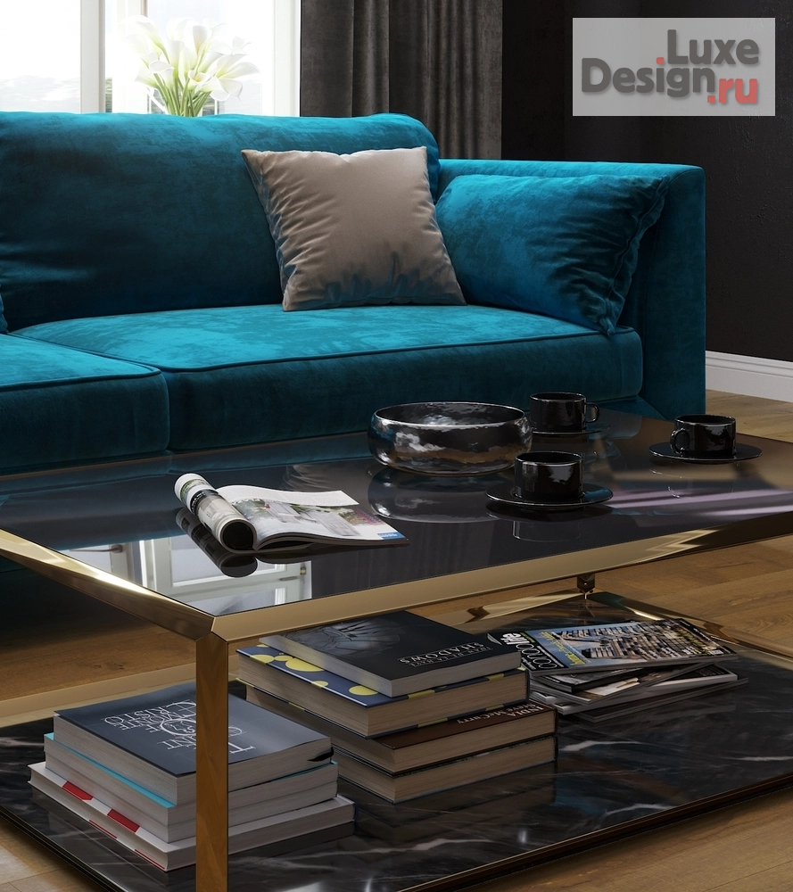 Дизайн интерьера комнаты "Гостиная в стиле Ар-деко" (фото 1)