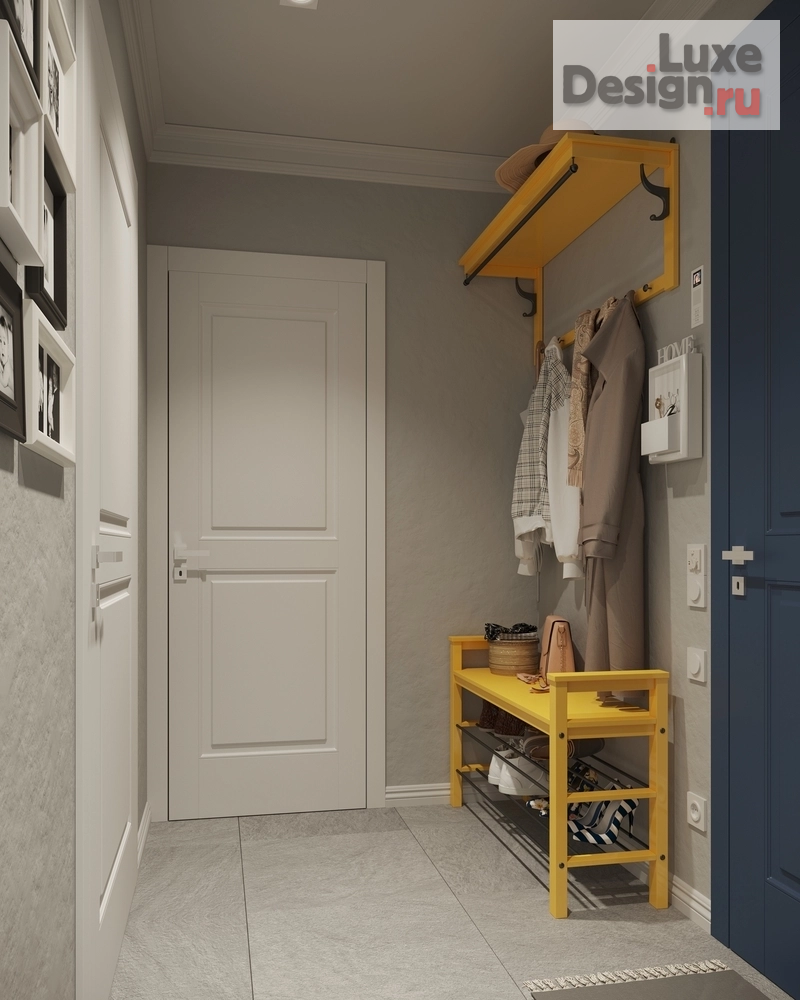 Дизайн интерьера двухкомнатной квартиры "Квартира 50 м2 у метро ЦСКА в скандинавском стиле с элементами лофт." (фото 28)