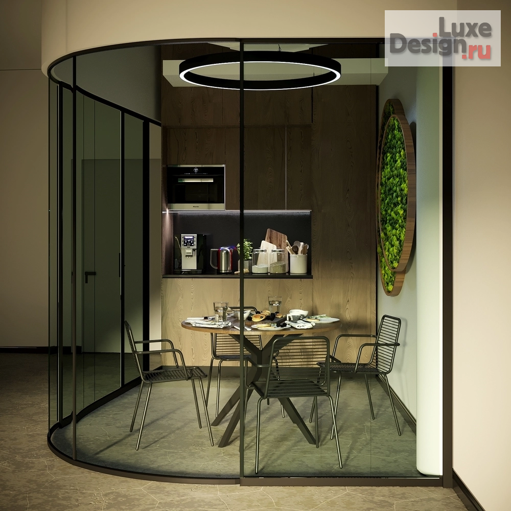 Дизайн интерьера офиса "г. Москва. Офис для компании Zecurion. Кухня-столовая" (фото 8)