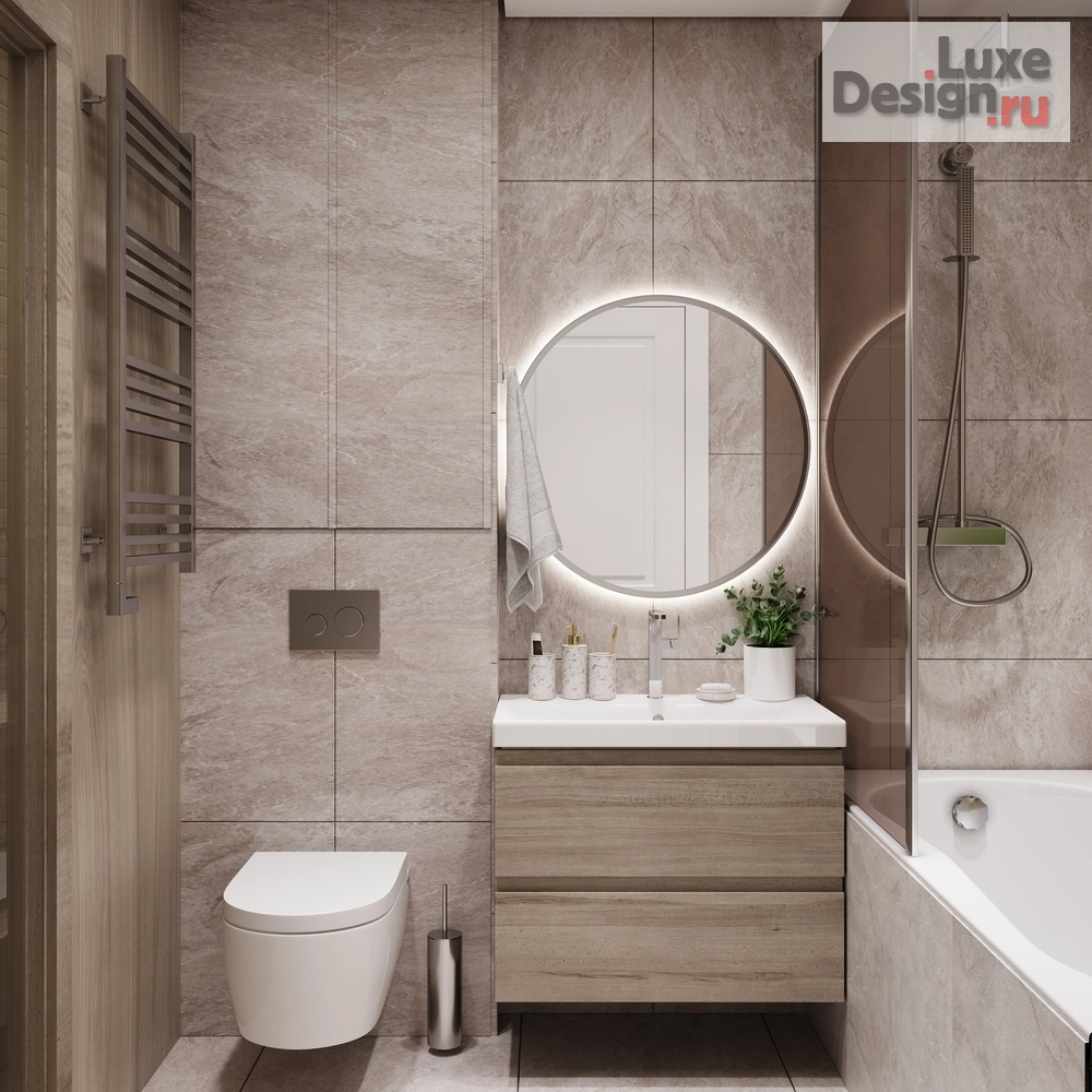 Дизайн интерьера четырехкомнатной квартиры "Квартира 110 м2 в современном стиле." (фото 28)