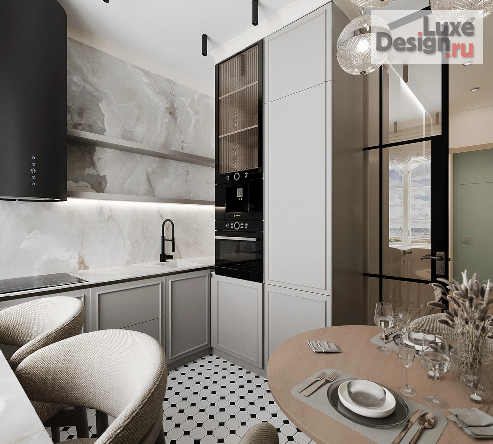 Дизайн интерьера трехкомнатной квартиры "Визуализация квартиры" (фото 15)