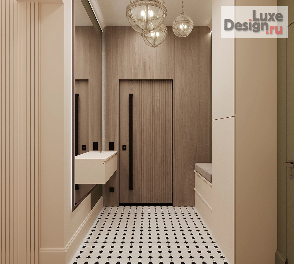 Дизайн интерьера трехкомнатной квартиры "Визуализация квартиры" (фото 16)