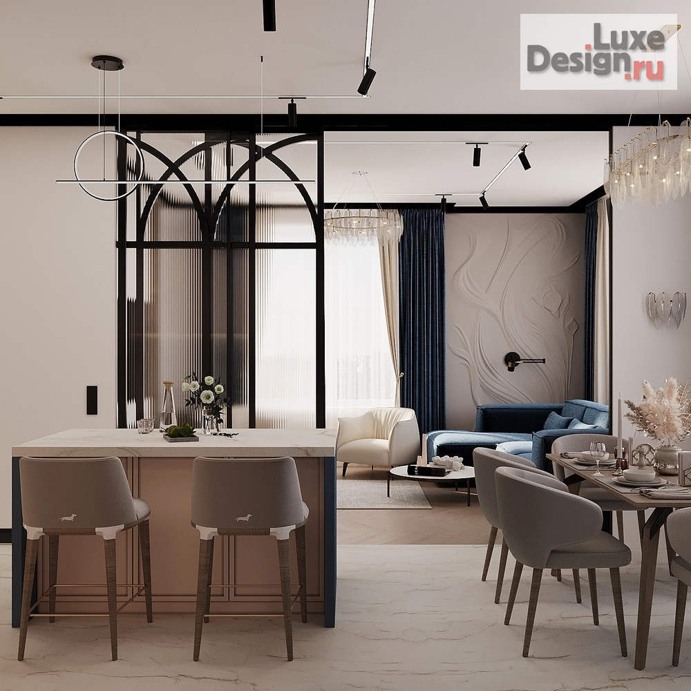 Дизайн интерьера двухкомнатной квартиры "Визуализация квартиры" (фото 16)