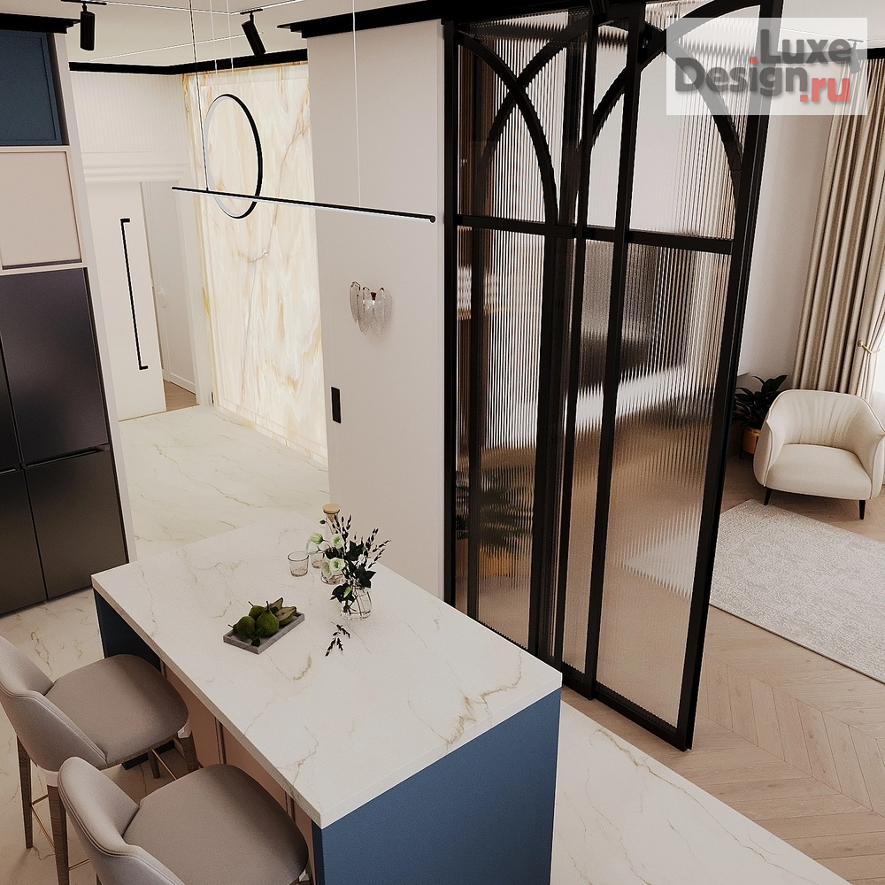 Дизайн интерьера двухкомнатной квартиры "Визуализация квартиры" (фото 18)