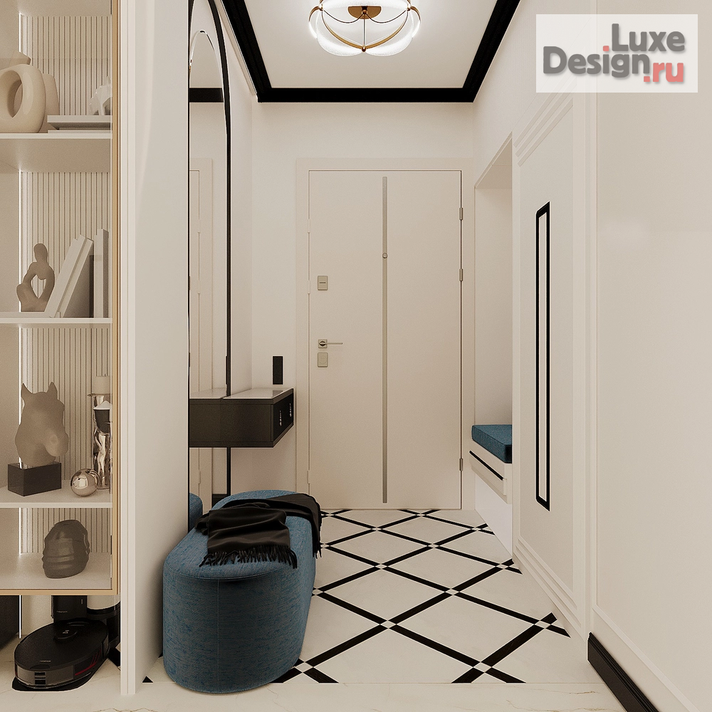 Дизайн интерьера двухкомнатной квартиры "Визуализация квартиры" (фото 3)