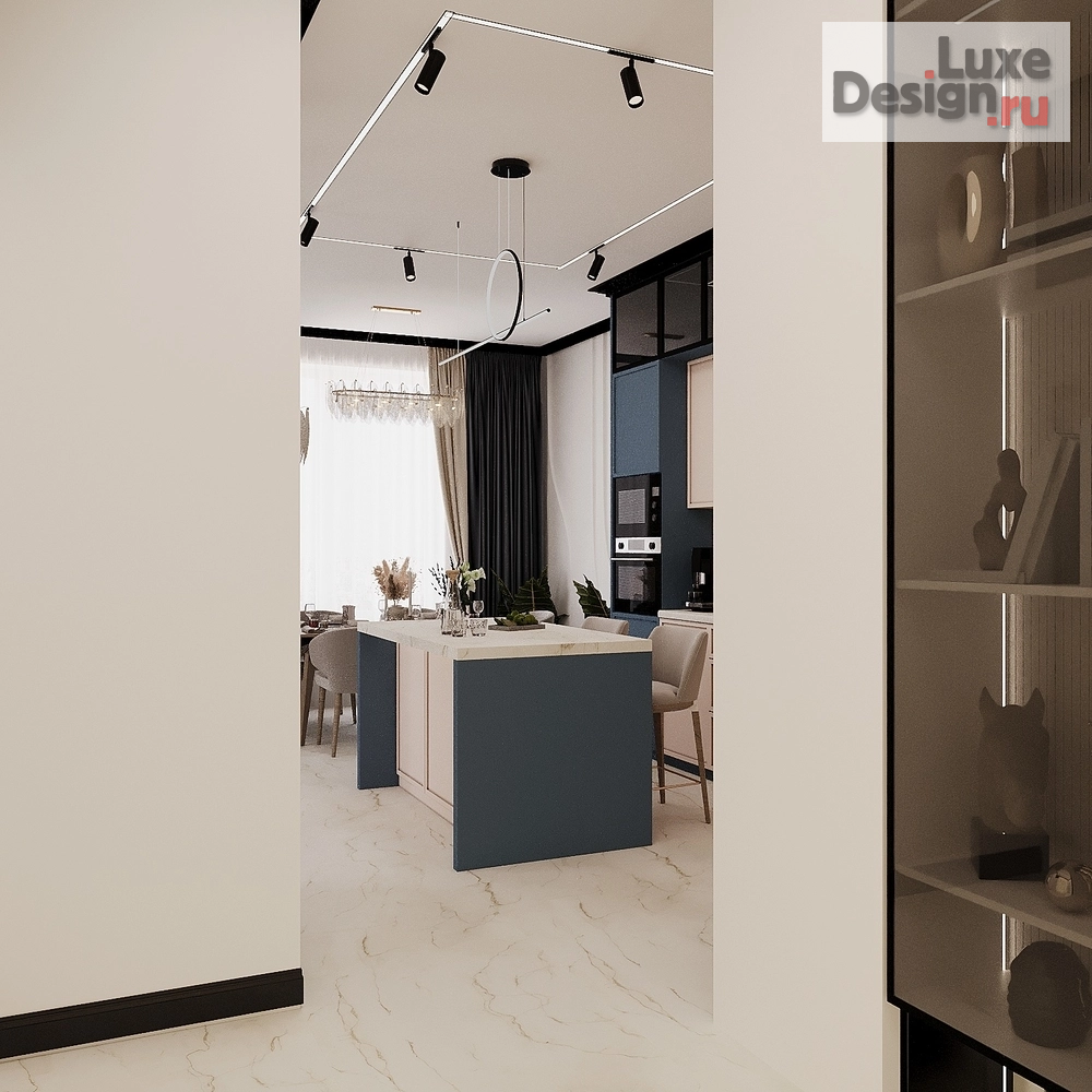 Дизайн интерьера двухкомнатной квартиры "Визуализация квартиры" (фото 4)