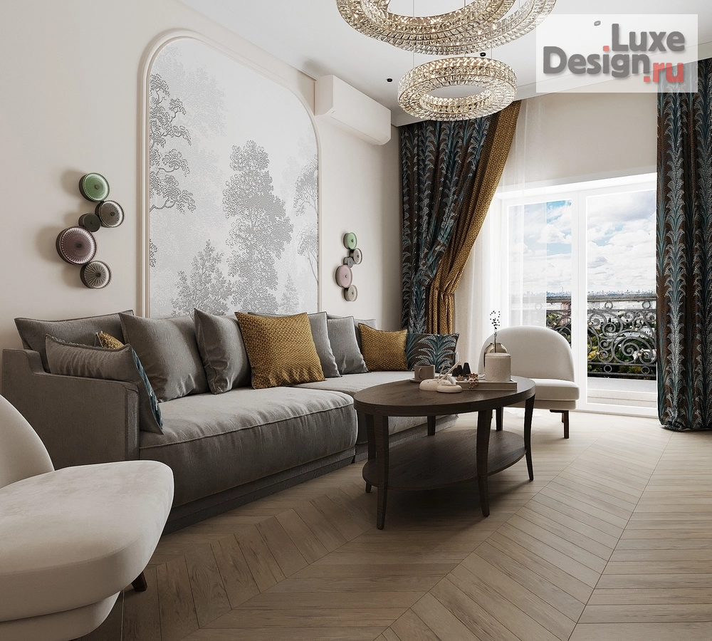 Дизайн интерьера трехкомнатной квартиры "Визуализация квартиры" (фото 10)