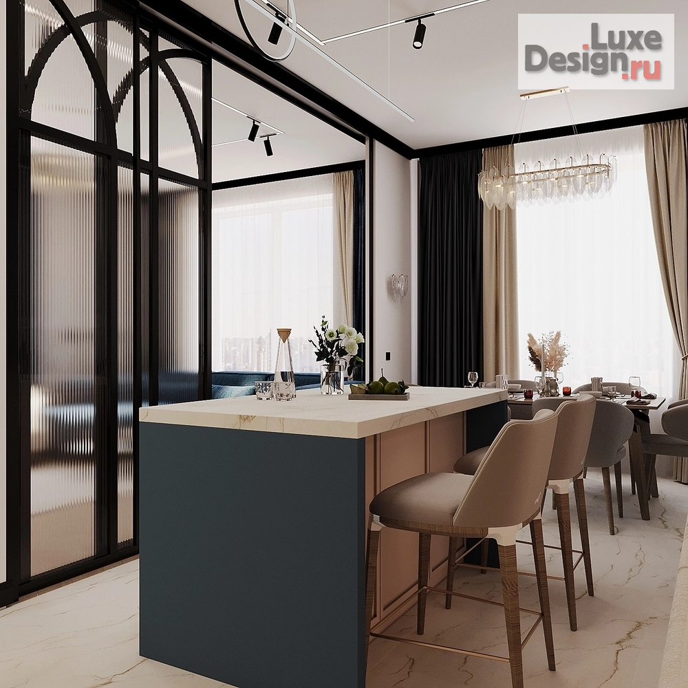 Дизайн интерьера двухкомнатной квартиры "Визуализация квартиры" (фото 5)