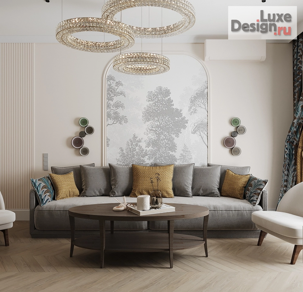 Дизайн интерьера трехкомнатной квартиры "Визуализация квартиры" (фото 1)