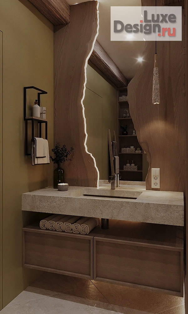 Дизайн интерьера комнаты "Wabi-Sabi интерьер" (фото 21)