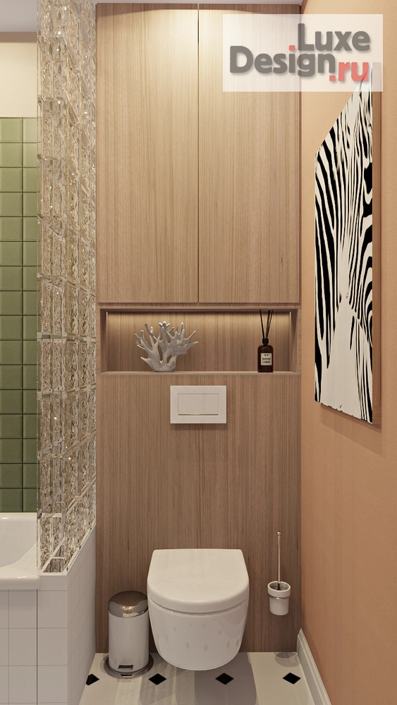 Дизайн интерьера трехкомнатной квартиры "ЖК Событие" (фото 27)