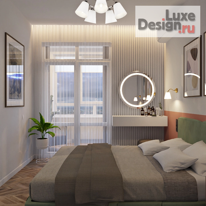 Дизайн интерьера трехкомнатной квартиры "ЖК Событие" (фото 22)