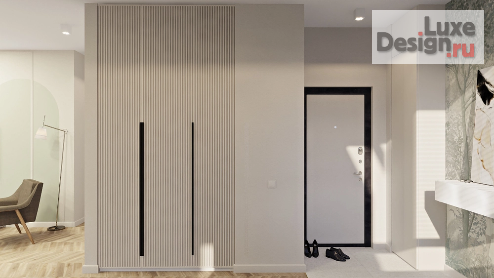 Дизайн интерьера трехкомнатной квартиры "ЖК Событие" (фото 2)