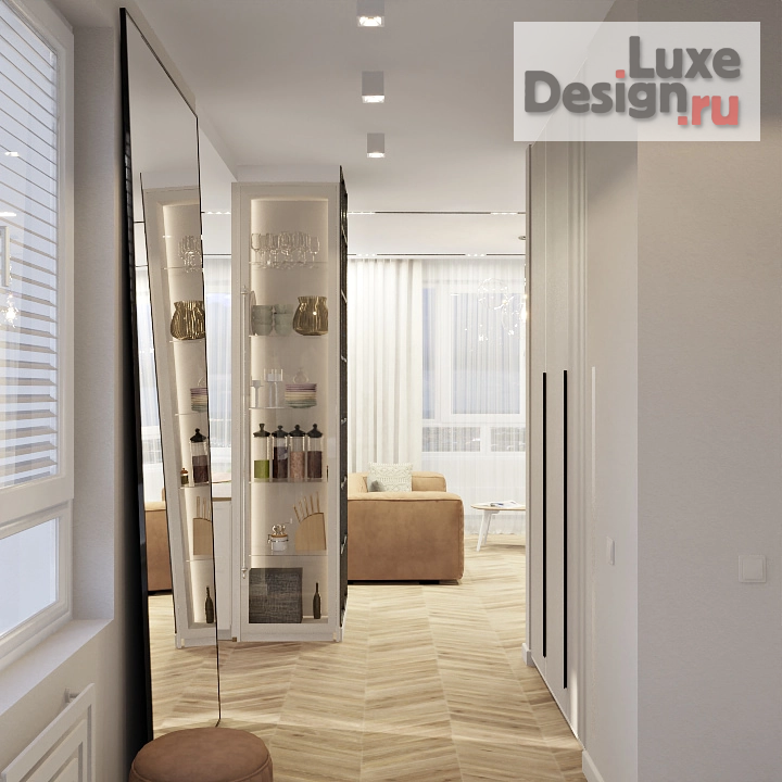 Дизайн интерьера трехкомнатной квартиры "ЖК Событие" (фото 5)