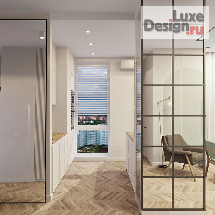 Дизайн интерьера трехкомнатной квартиры "ЖК Событие" (фото 6)