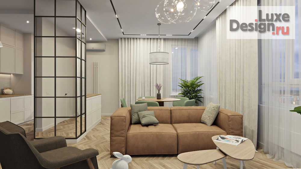 Дизайн интерьера трехкомнатной квартиры "ЖК Событие" (фото 11)