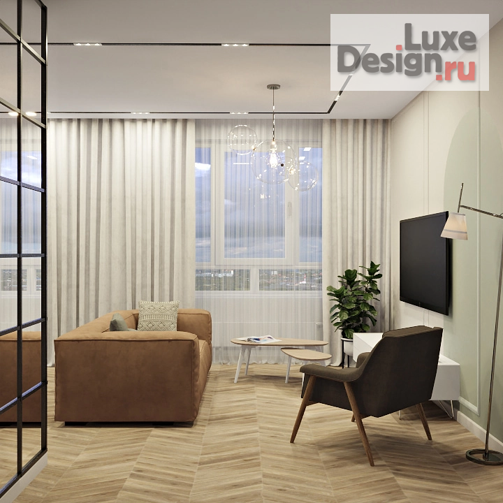 Дизайн интерьера трехкомнатной квартиры "ЖК Событие" (фото 12)