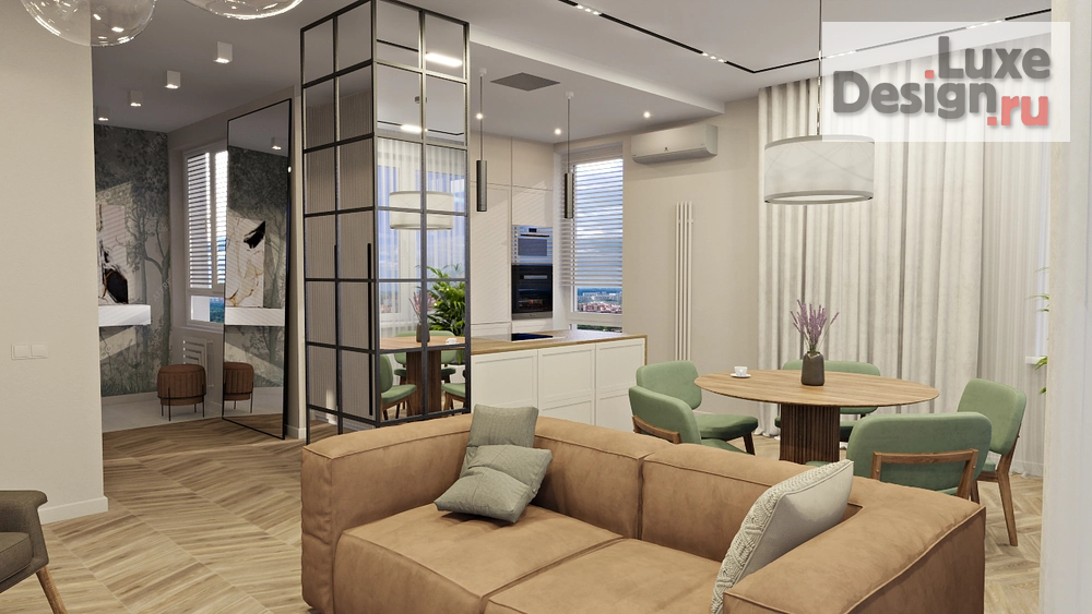 Дизайн интерьера трехкомнатной квартиры "ЖК Событие" (фото 14)