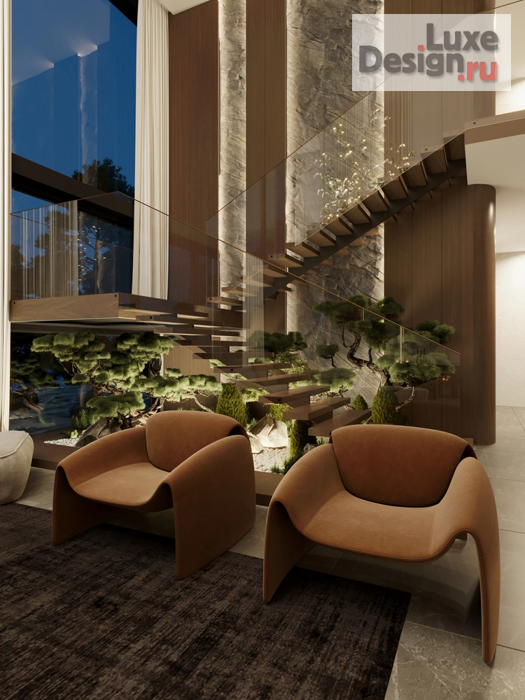 Дизайн интерьера загородного дома "дизайн Виллы в Москве " (фото 6)