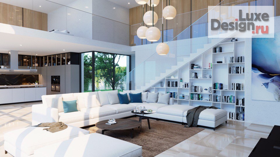 Дизайн интерьера таунхауса "Интерьер дома в Маями от “VITTA-group”" (фото 2)