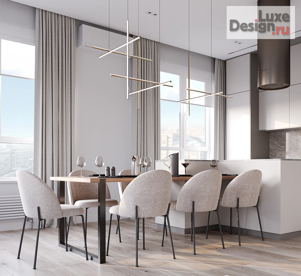 Дизайн интерьера трехкомнатной квартиры "ЖК Зиларт" (фото 5)