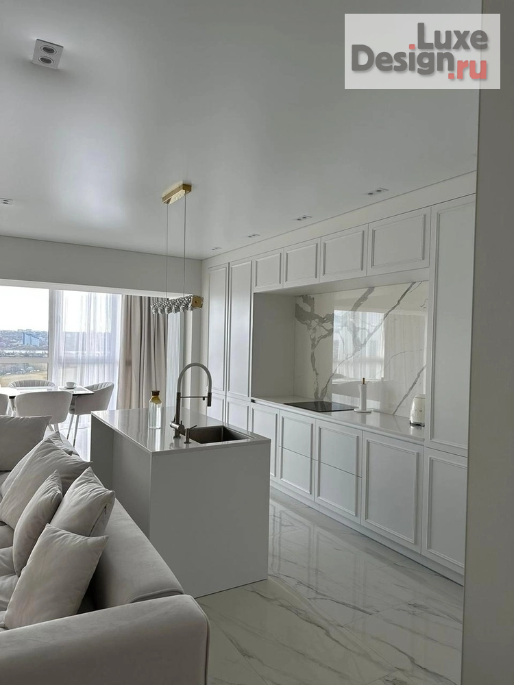 Дизайн интерьера четырехкомнатной квартиры "ЖК Сердце Столицы" (фото 2)