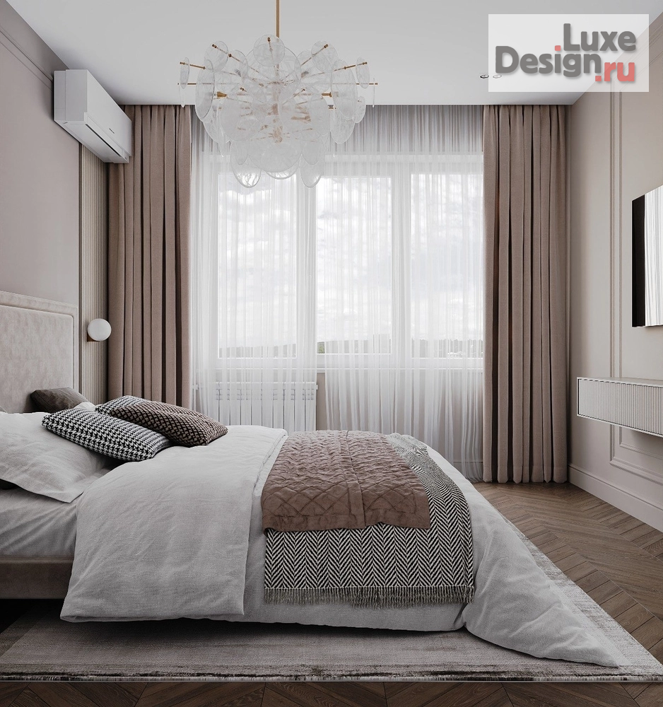 Дизайн интерьера четырехкомнатной квартиры "ЖК Зорге" (фото 4)