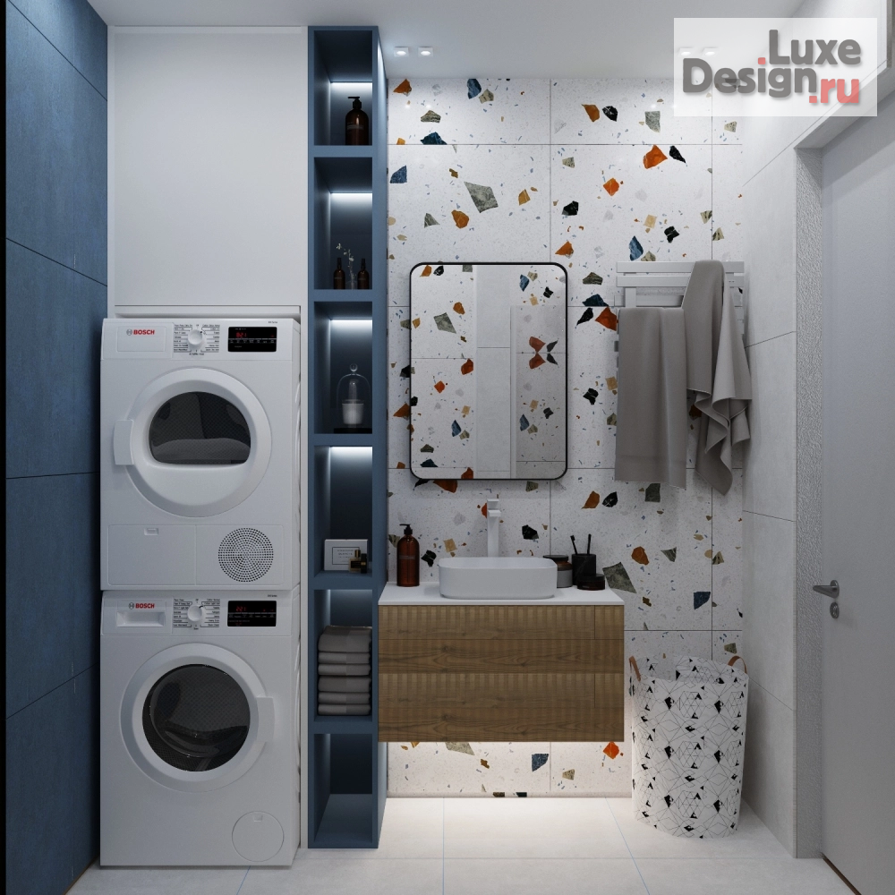 Дизайн интерьера однокомнатной квартиры "Дизайн проект студии" (фото 5)