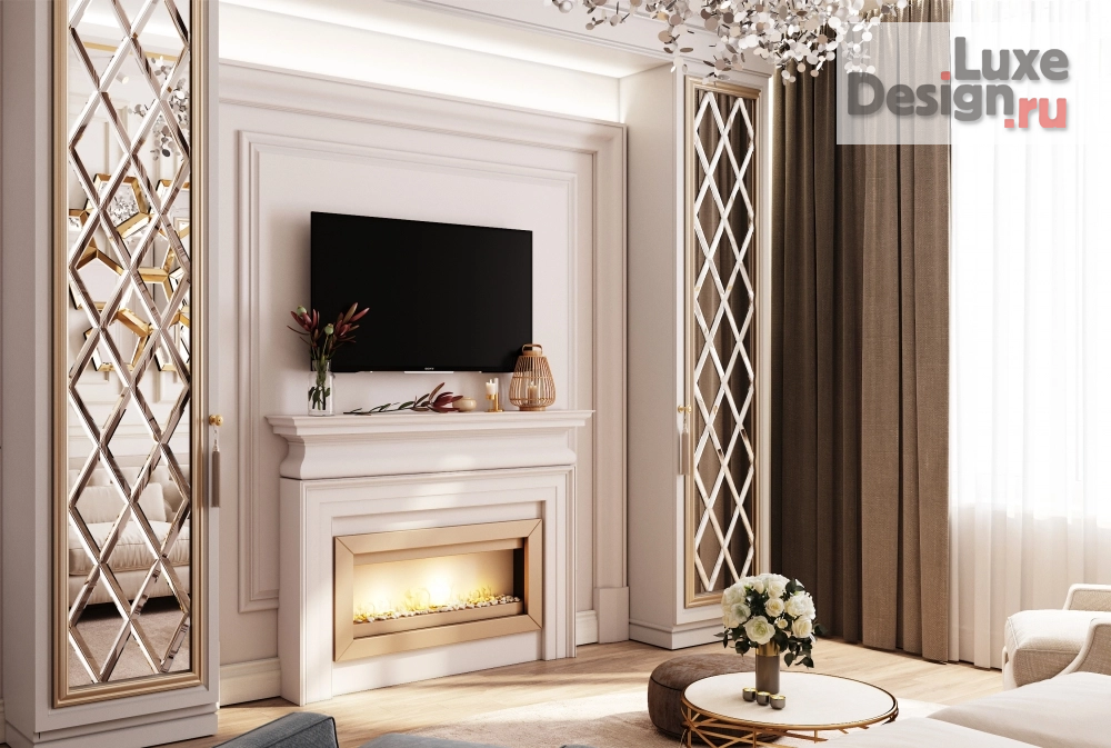 Дизайн интерьера квартиры "Дизайн квартиры в стиле ар-деко" (фото 6)