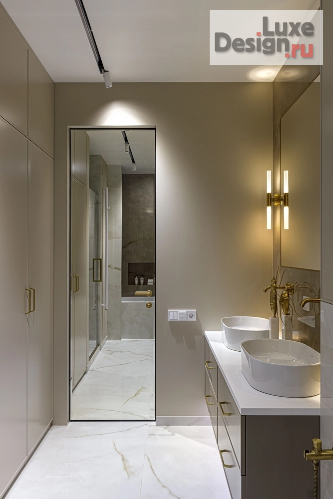 Дизайн интерьера трехкомнатной квартиры "Современная классика реализованный дизайн-проект в ЖК "Прайм парк"" (фото 11)