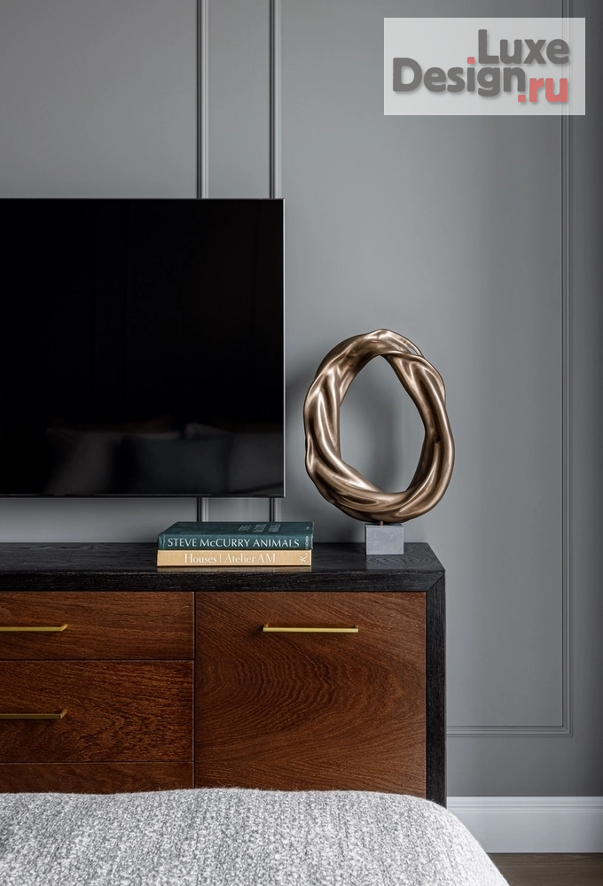 Дизайн интерьера трехкомнатной квартиры "Магический уютный интерьер с темными стенами" (фото 12)