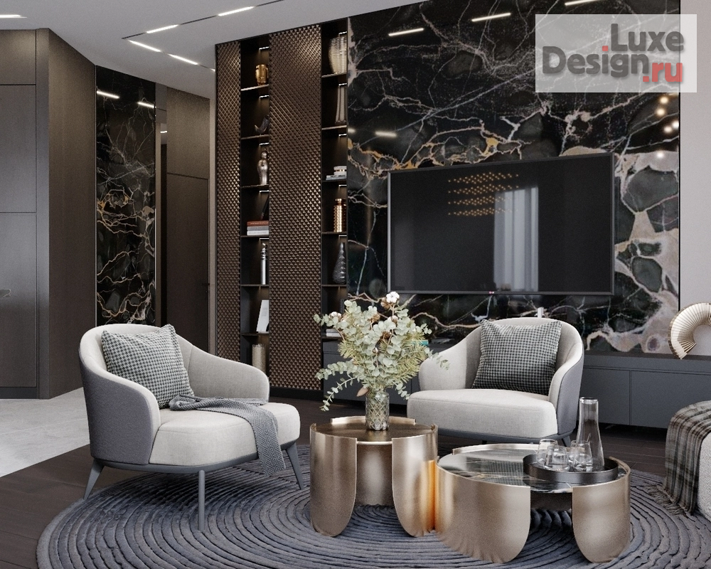 Дизайн интерьера трехкомнатной квартиры "Квартира в г. Москва" (фото 6)