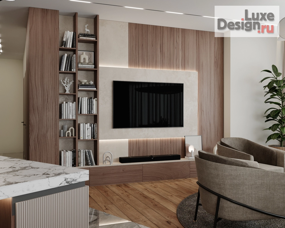 Дизайн интерьера трехкомнатной квартиры "Квартира в Москве" (фото 11)