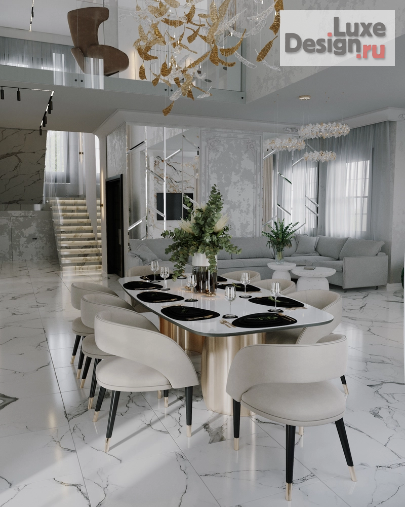 Дизайн интерьера коттеджа "Дом в Павловске" (фото 11)